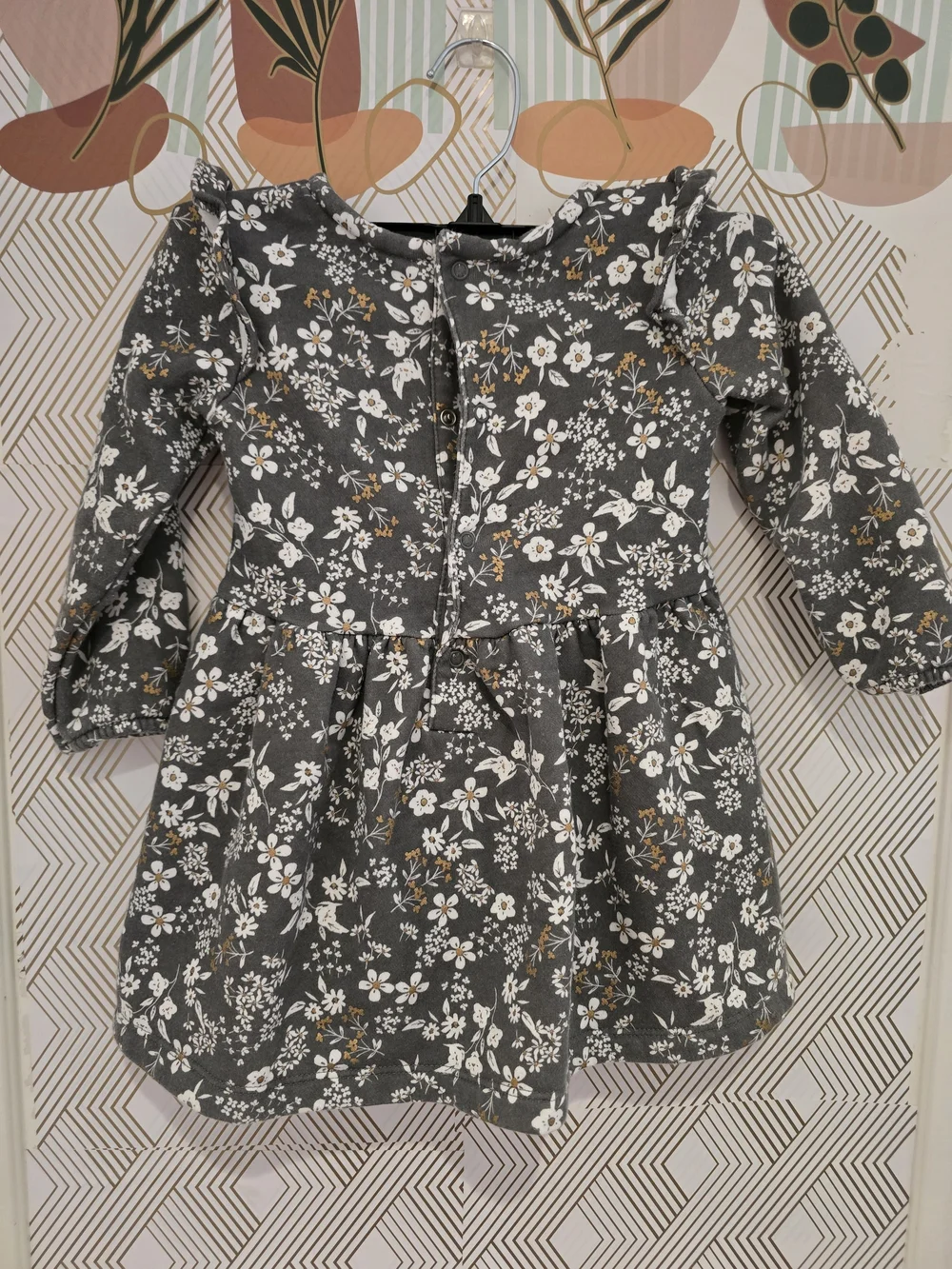 Carter's Floral Long-Sleeve Dress